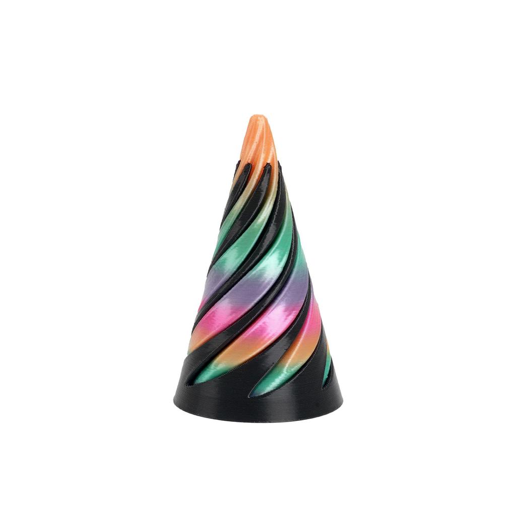3D Printed Spinning Top: Dragon Figurine Decompression Toy - Two-Color Interlocking Educational Cone Toy