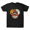 42 La Risposta alla Vita l'Universo e Tutto il Resto T-shirt Uomo Vintage Nero Blu Navy