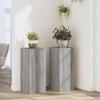 VidaXL Plant Stands 2 Pcs Sonoma Grey Engineered Wood, Flower Stand, Pot Stand, Plant Support 852929