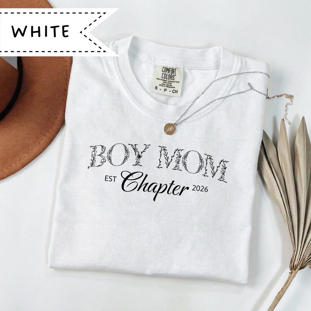 Boy Mom Chapter Comfort Colors® Shirt, Mama Tee, Trendy Mom Sweater, Mother's Day Appreciation