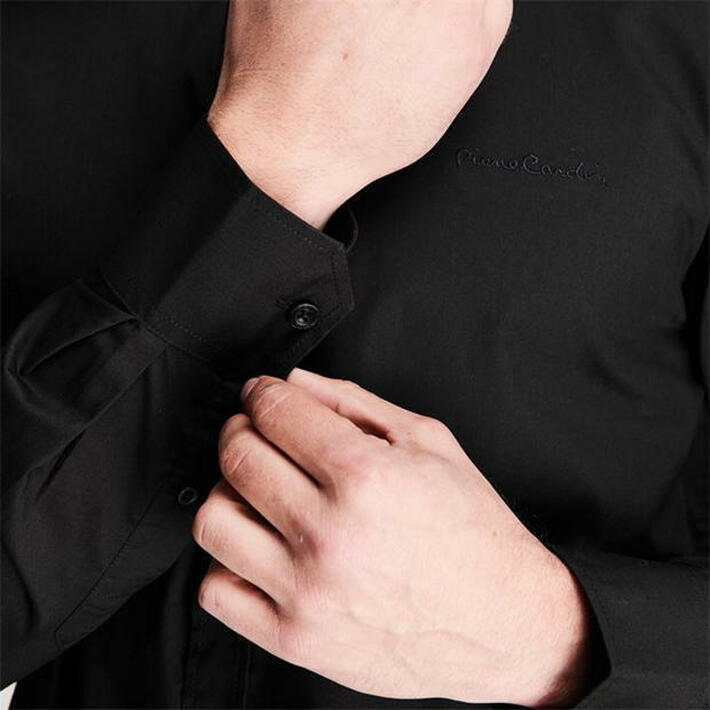 Męska czarna koszula Pierre Cardin, rozmiar XXL