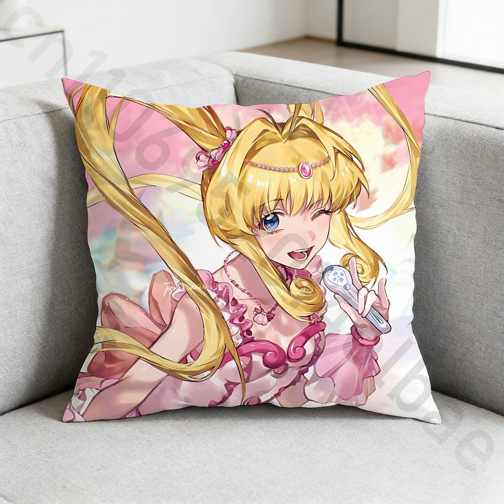 MMermaid Melody Pichi Pitch Pins pillow cover living room sofa cushion cover bedroom room bed pillow cover home decoration