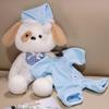 Fluffy Pajamas Dog Doll With Hat Clothes Animal Plushies Dolls Koala Plush Toys  Party Supplies