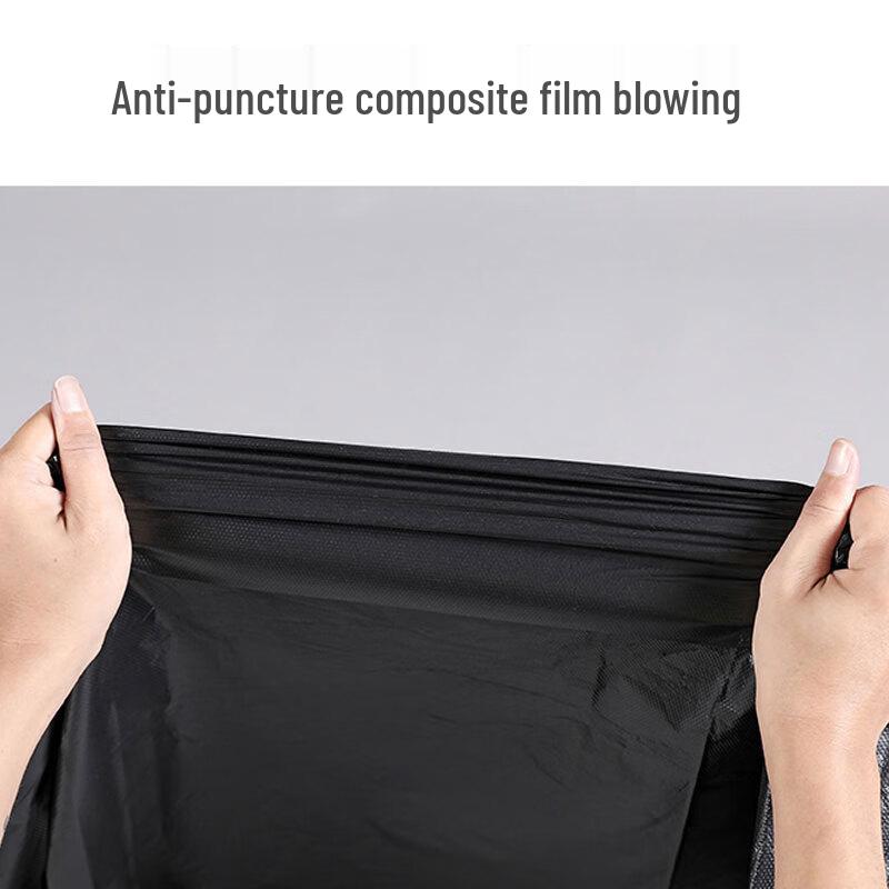 ORYT Commercial Extra Large Thick Black Flat-Top Garbage Bags