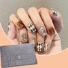 Flower Pattern Nail Art Plate Clear Textures Nail Stamping Plate Manicure Template  for Nail Salon