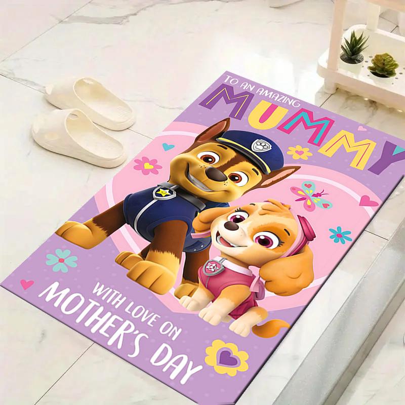 1Pc Paw Patrol Christmas Magic Rug Office Carpet Indoor Outdoor Doormat Nonslip Soft And Comfortable Living Room Christmas Halloween Gift D91883
