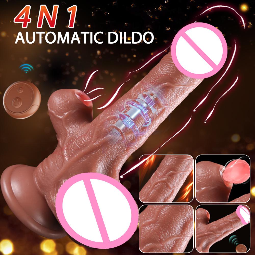 Adult Toys Realistic Dildo Vibrator G Spot Stimulator Vagina Massager Heating Vibrator Remote Control Masturbation Toy for Women