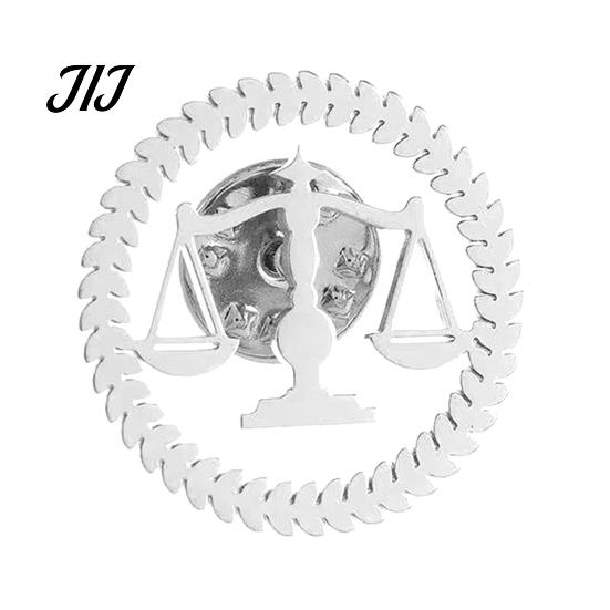 Justice Symbol Pin Scale Lapel for Lawyer, Vintage Balance Alloy Accessory Brooch, Formal Outfits Accessories Offices and Graduations Judicial