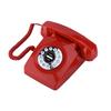     Vintage Antique Telephone Numbers Storage Clear Sound Retro Telephone ‑ Red