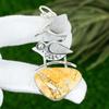 Hochzeitsgeschenk für Sie 925 Silber Natürlicher Brekzien-Mookait Edelstein Anhänger