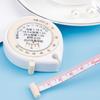 1.5M Automatic Telescopic Tape Measure Fitness Measuring Tape Centimeter Meter Tapes Metric Tape Ruler For Body Tailor Sewing