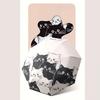 Folding Cat Cat Automatic Water For Both Sunny and Rainy Light Heat Sun UV 1 Button Operation Pattern Group Photo Automatic [YasYouRi] Umbrella,