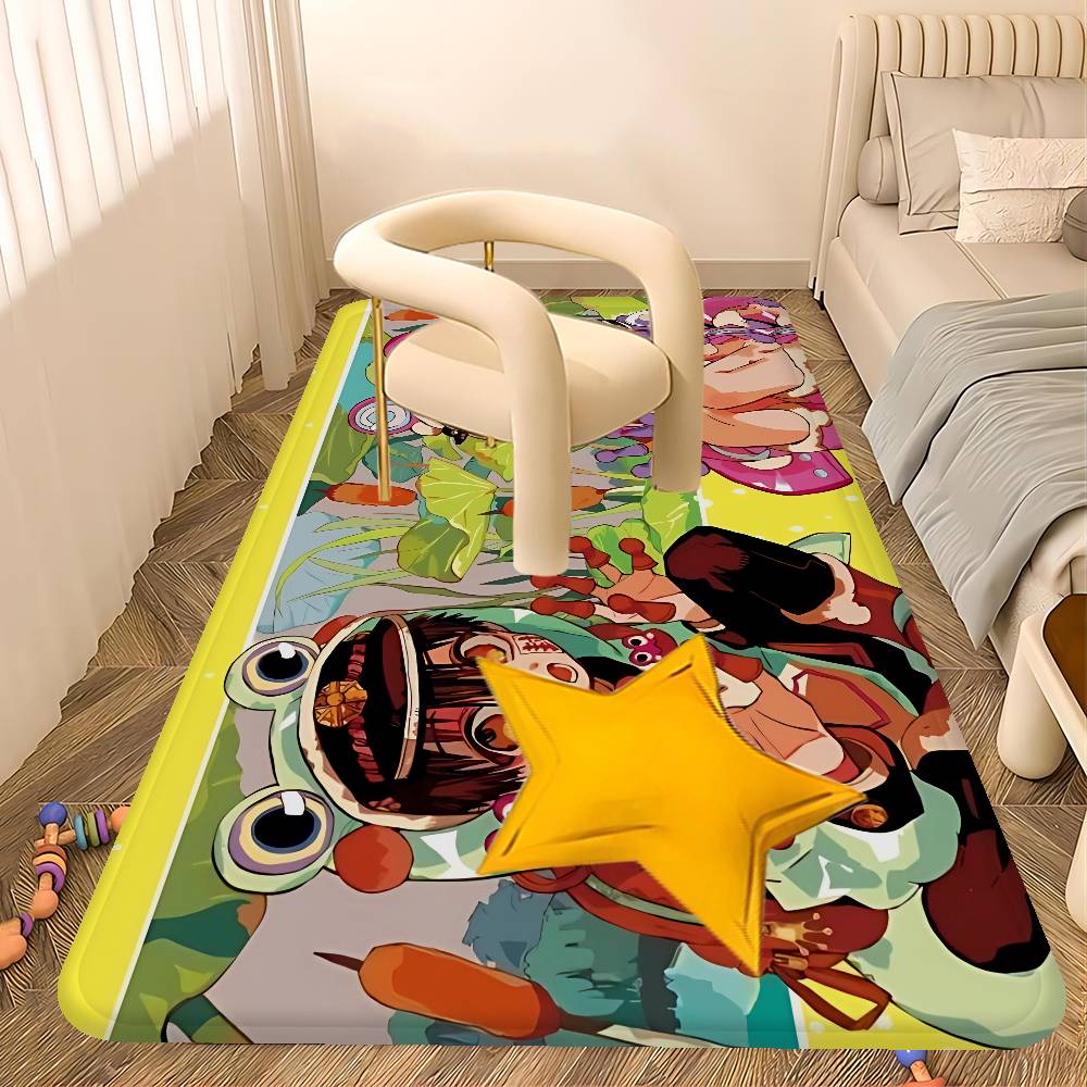 Anime Jibaku Shounen Hanako-kun Entrance Door Mat Nordic Style Bedroom Living Room Doormat Home Balcony Anti-Slip Modern