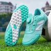 Summer Mesh Mesh Football Shoes Velcro Training Broken Nail Rotary Buckle Shoes