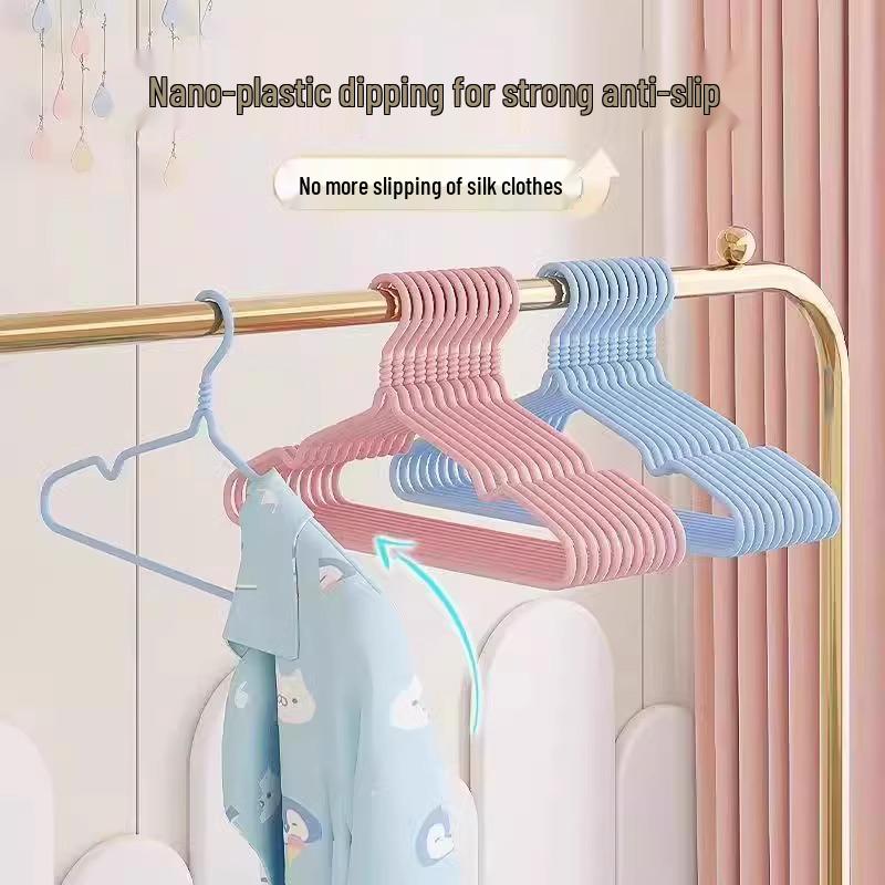 Non-Slip Children's Clothes Hangers for Babies & Kids - No-Mark, Small To Large Sizes