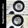 40X Handlupe mit zwei LED-Leuchten Identifikation Schmuck Diamant Jade Spiegel HD Lupe
