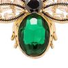 Women Brooch Sparkling Rhinestones Bee Shape Lapel Pin Suits Coats Bags Scarves Badge Versatile Accessory