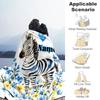 Zebra Customize Your Name Blanket Lightweight Customizable Blanket Durable Comfort Perfect for Bedding Chair Home Decor Living Room