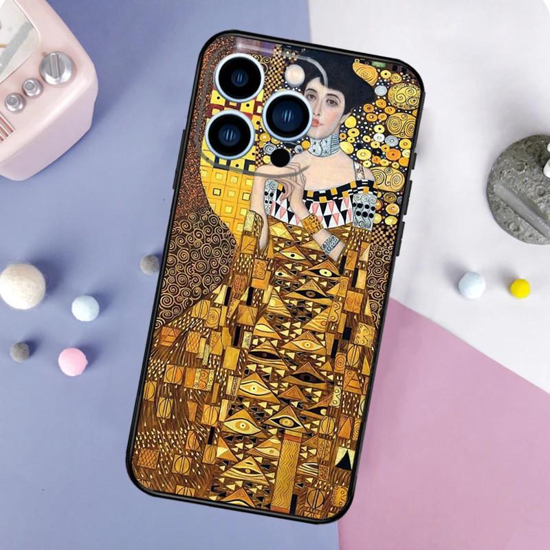 Чехол для мобильного телефона Apple IPhone15Plus Чехол для мобильного телефона с абстрактной картиной Густава Климта Отправил фотографию.