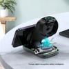 3 In 1 Magnetic Wireless Charger Adjustable 15W Fast Charging Dock Station with Touch Night Light for iPhone Apple Watch Airpods