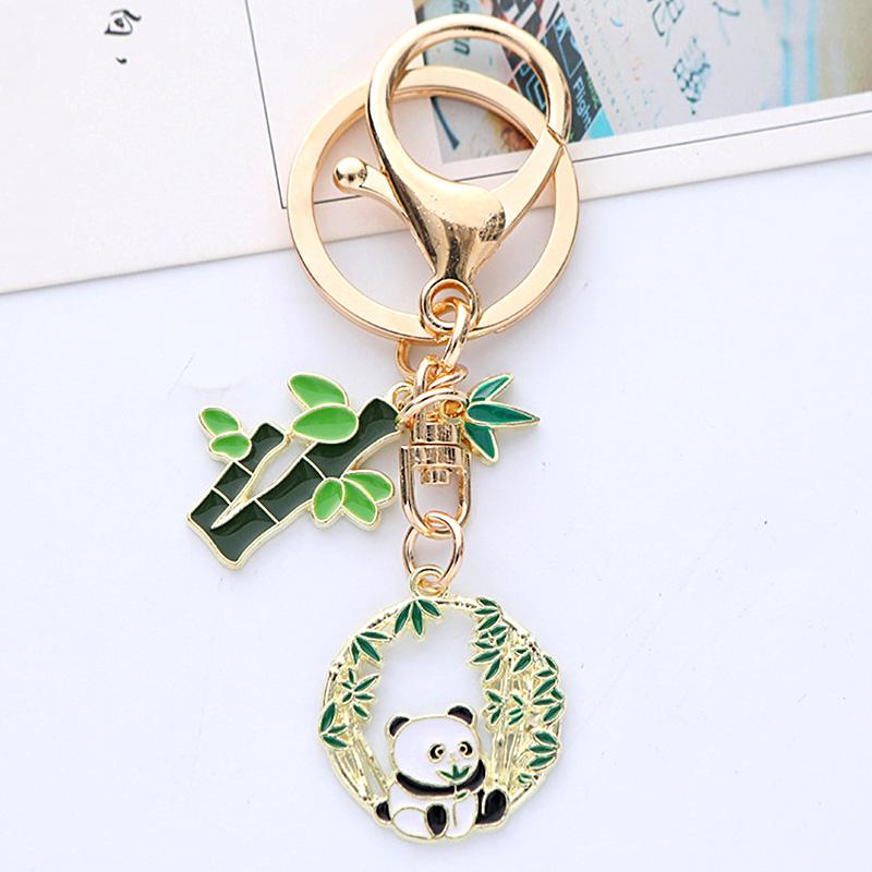 

1 шт., автомобильный сплав, модный новый мультяшный милый брелок с пандой, аксессуары, подвеска, сумка «сделай сам»