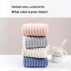 1Pc Coral Fleece Hair Drying Turban With Button Absorbent Soft Fast Drying For Wet Hair After Shower Home Use