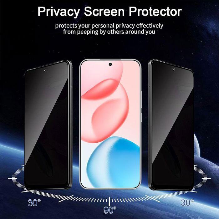 2 Vitre Protection Verre Trempé Anti-Espion pour Honor 400, Rigide Anti-Rayures 9H