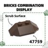 Non-Toxic 60Pcs/Lot 47759 Wedge Sloped 45° 2 X 4 Triple Building Blocks Moc Accessories Compatible With Brick Toys For Kid Gift Box