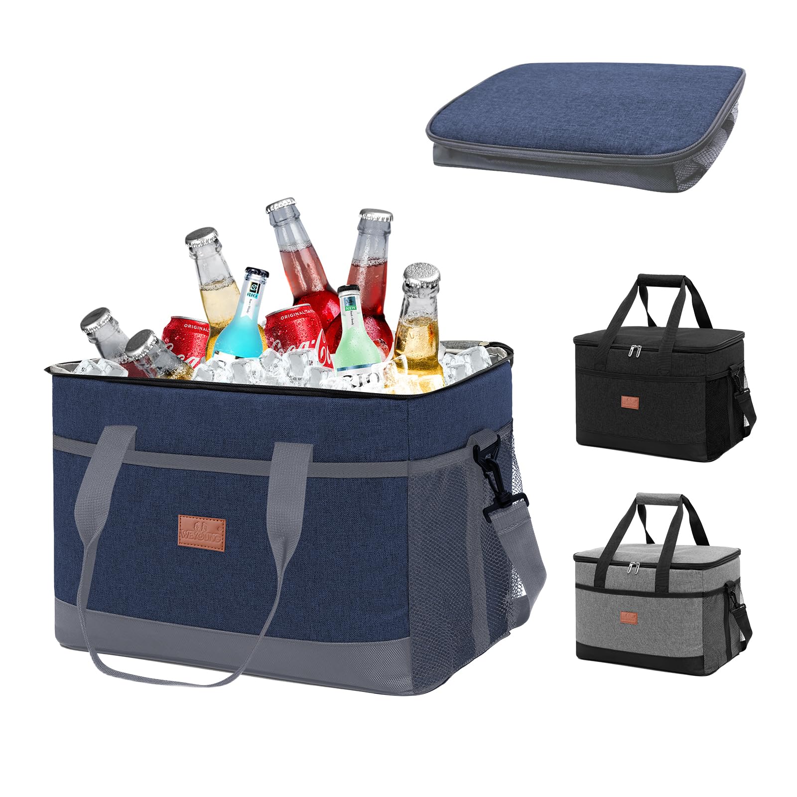

Large Capacity Cooler Bag with Perfect for and Foldable and Can be Carried by Hand or Over the Perfect for and Perfect for and Picnics Compact,