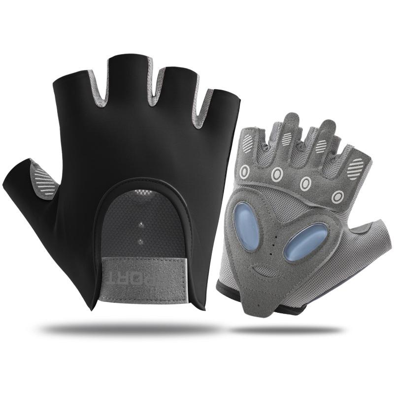 Breathable Anti-Slip Half Finger Cycling Gloves for Men and Women, Gym Mitten, Fitness, Sport Gym Fitness Fishing Bike Glove