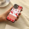 Ae112 Merry Christmas Art Electroplated TPU Phone Cases for iPhone 16 15 13 11 Pro Max 14 Plus XR Infinix Smart 8 Tecno Four Corner Protection Cover