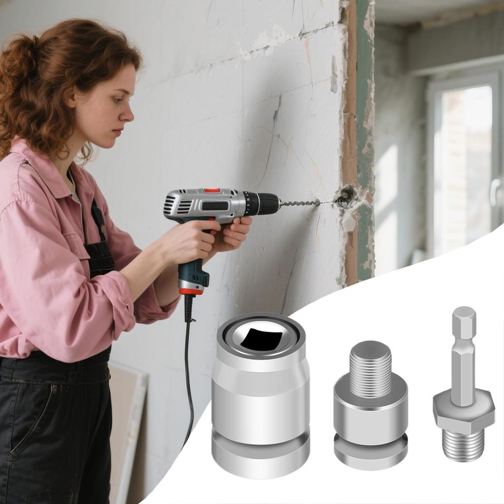 Keyless Drill Chuck Quick Releasing Adapter Converters Professional Power Tools Replacement For Drilling Tasks Industrial