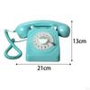 Vintage Rotary Dial Phone Corded Telephone Old Fashion Retro Landline