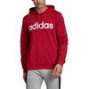 adidas Pánská lineární grafická mikina s kapucí Hnědá EI6257