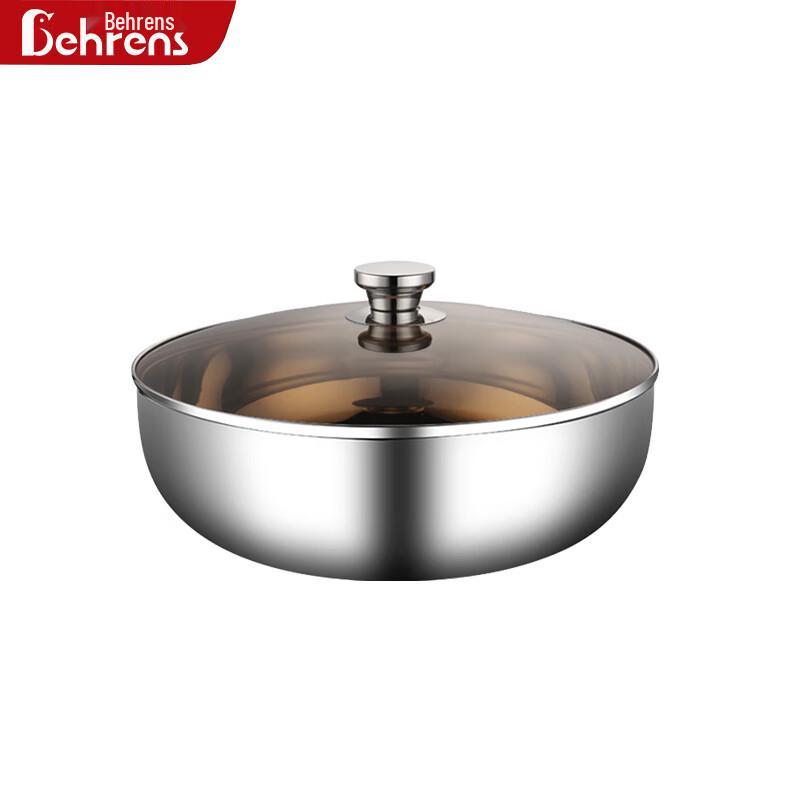 Berence 304 Stainless Steel Dough Mixing Bowl with Lid