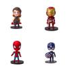 Charming Avengers Birthday Cake Decoration Figures Including Iron Man And Captain America For Kids' Celebrations