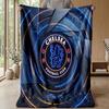 Chelsea FC Theme blanket Soft Flannel Blanket Plush Throw Blanket Cozy Sofa Bed Blanket for Home Decor