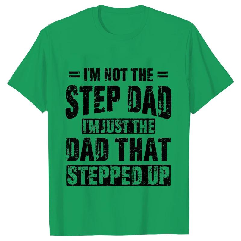 Bonus Dad Men's T-shirts Clothes Step Dad Tee Shirt Homme Birthday Tee Tshirts Short Sleeve O-neck Clothing for Men Tops