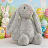 Plush Bunny Toy Huggable Stuffed Rabbit Plushie Simulation Animal Doll Home Living Room Bedroom Decoration Birthday Gift