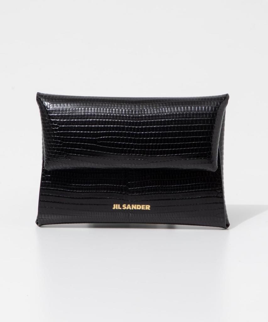 Jil Sander Folded Coin Purse J07UI0013P6966 Black Women's [Used]