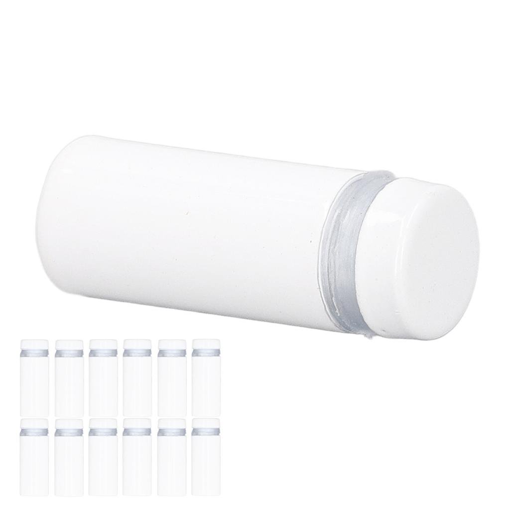 12Pcs Standoff Screws Stainless Steel Wall Sign Advertising Hardware Nail for Acrylic 12x30mm