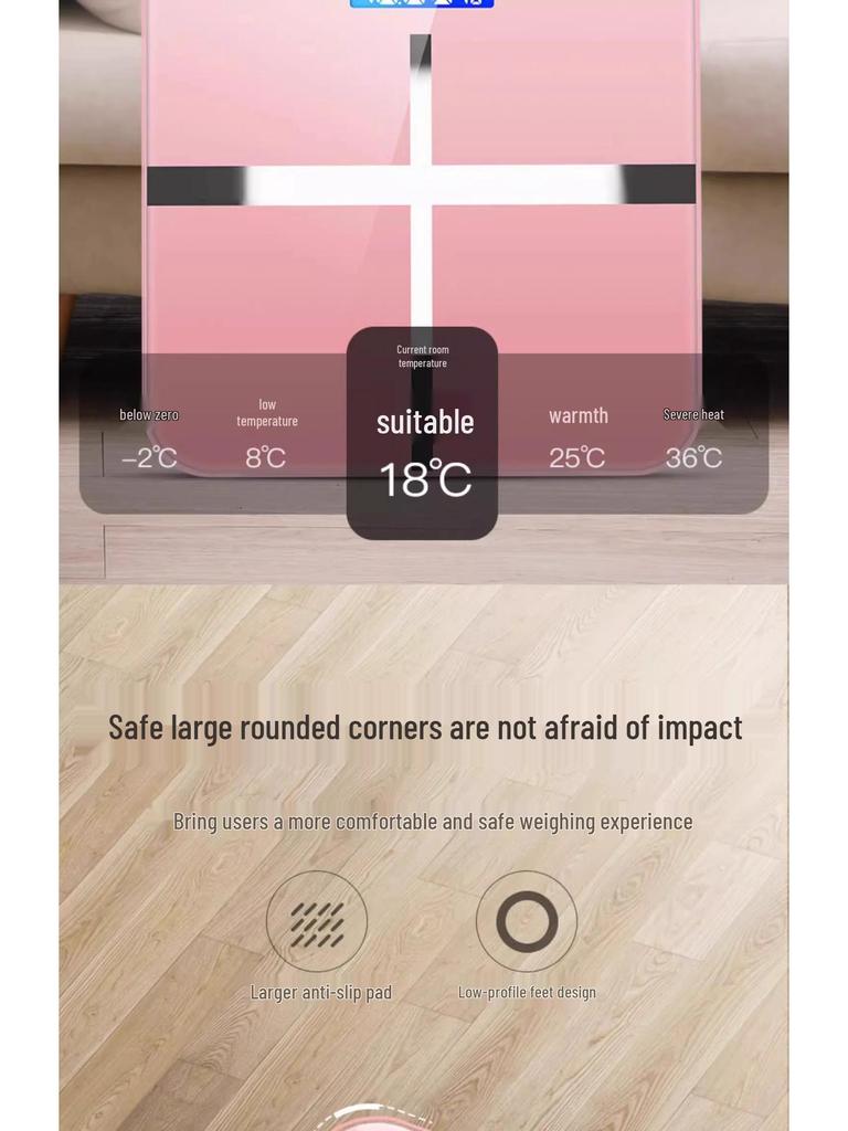 Smart Electronic Body Scale: High Precision, Accurate, Rechargeable, Perfect for Weight Loss Tracking.