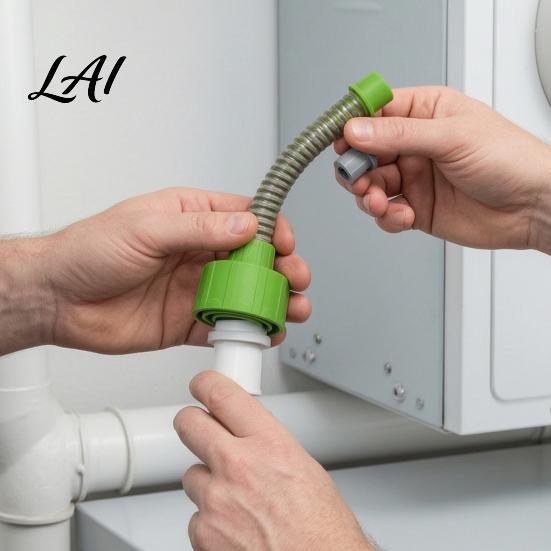 Split System Drain Clog Remover AC Condensate Unclogger Vacuum Attachment Universal HVAC PVC Pipe Unclogger Leak Proof Connector Tool Heavy