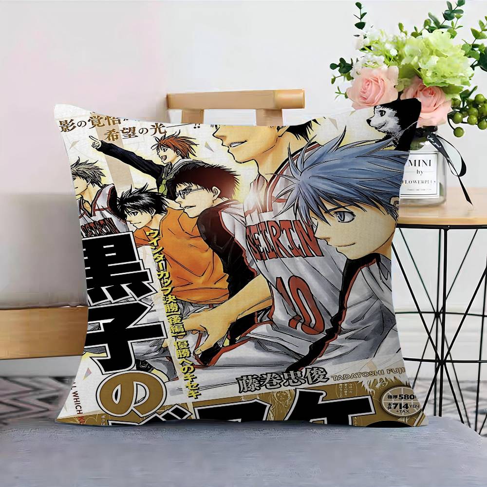 Anime Kurokos Basketball Pillow Anime Pillow Sofa Bed Head Pillow Cover Cushion Cover 45x45 Cm Fashion
