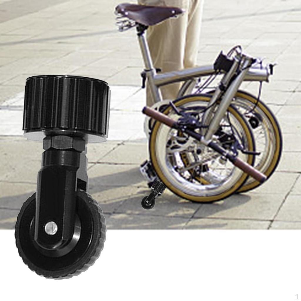 Bike Portable Wheel 3.5cm Diameter Aluminium Alloy Wheels Training for Mountain
