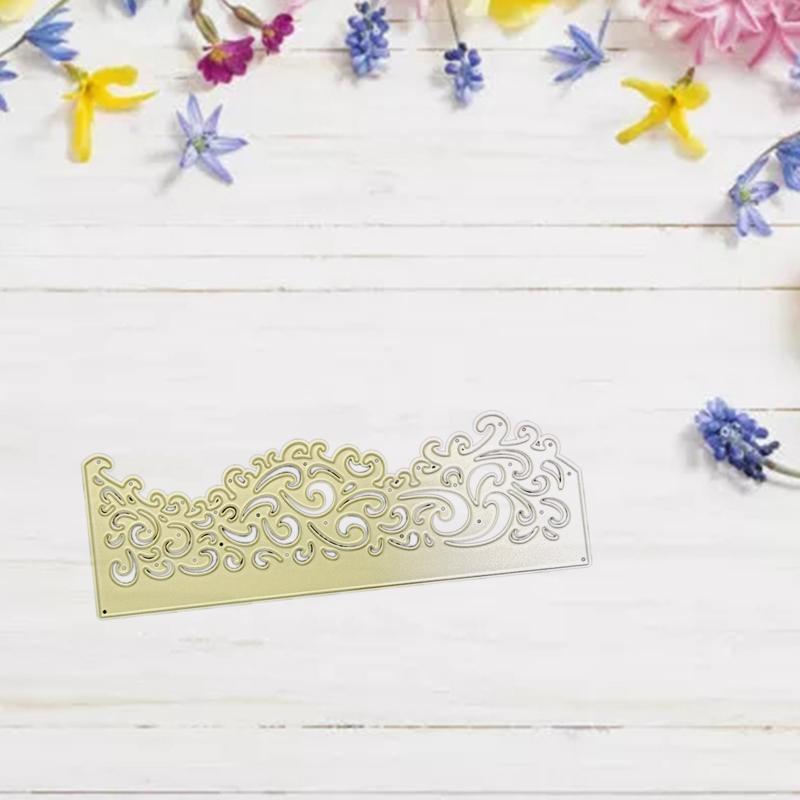Hollowed Lacing Floral Cutting Dies Carbon Steel Die Cut Metal Embossing Templates for Card Making Scrapbooking Craft