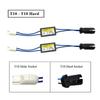 2pcs T10 Canbus Cable 12V LED Warning Canceller Decoder 501 T10 T15 W5W 194 Car Lights NO Error Canbus LED Load Resistor