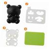 DIY Cute Panda Shape Rice Sushi Cookie Mold Cutter Sandwich Maker Baking Tools
