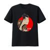 Premium Japanese Kabuki Ukiyo E Sharaku Print Short Sleeve T Shirt Vintage Washed Stylish Homme Top For Everyday Wear Stretched