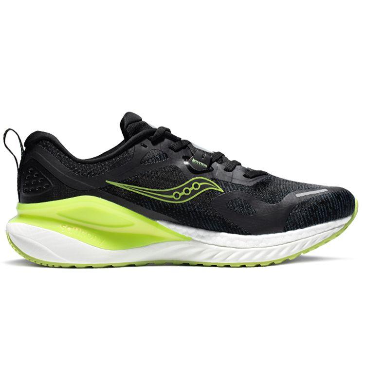 Saucony Phoenix Inferno 1 Lightweight Breathable Non-Slip Low-Top Running Shoes Men sneaker Black Green S28150-3